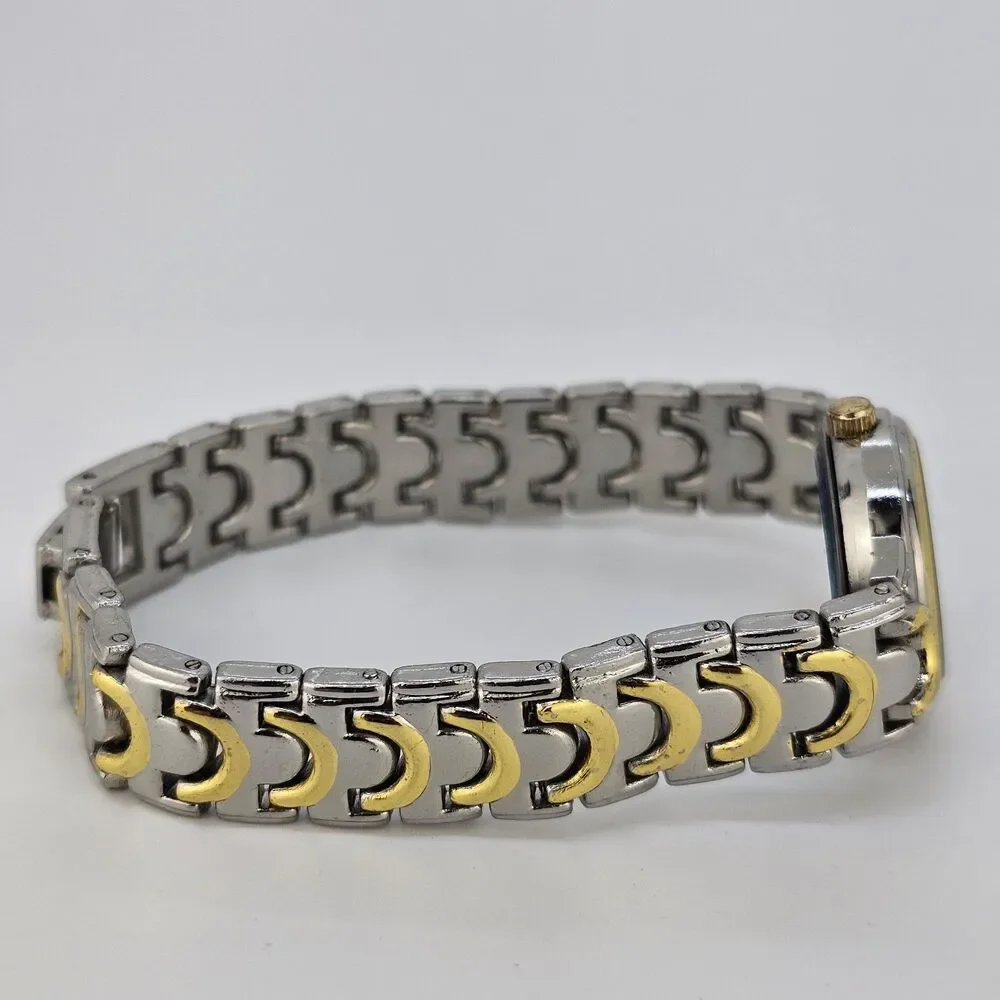 Women's Watch 24MM White Dial Two Tone Bracelet‎ Band 6.5